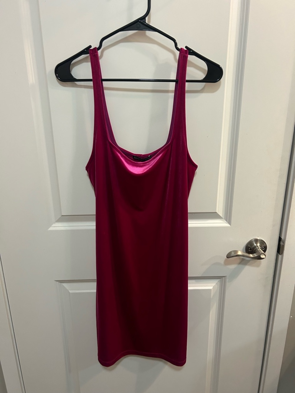 Urban Outfitters Pink Velvet Style Mini Slip Dress Size Large Y2K Feminine Chic